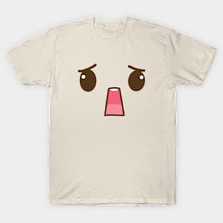 Panicked Cute Face T-Shirt